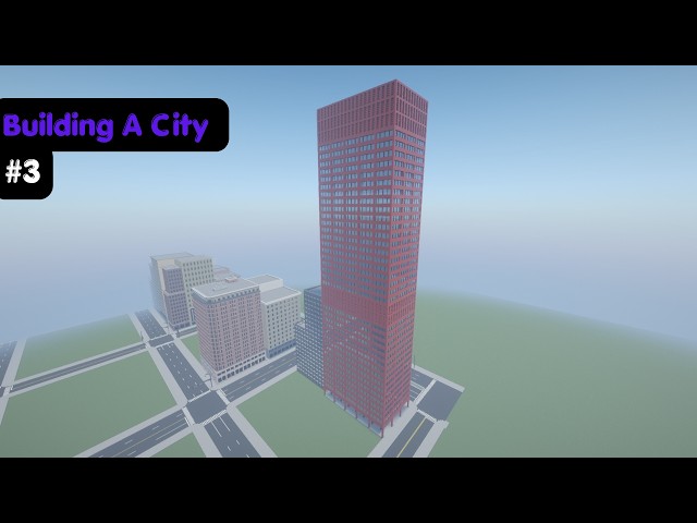 Building A City #3 | Downtown - Part 2| Minecraft Timelapse