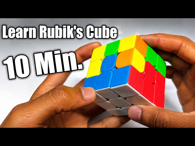 How to solve Rubik's cube in 10 min. learning ( In Hindi, English ) | So Easy way |