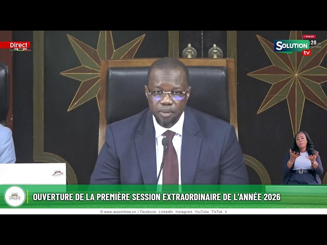 DIRECT Examen loi n°15/2026 portant Code du Travail — loi n°16/2026 portant Code de la Sécurité...