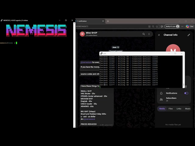 Powerful Mirai Source And Exploit shop - x86 legit bots 4k+