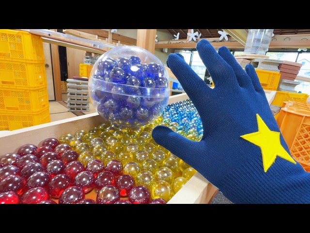 Marble Run in Giant Transparent Capsules (Vol. 5) – Enjoy the fun of rolling marbles. （ASMR）4K