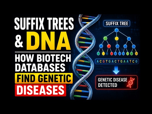Suffix Trees & DNA: How Biotech Databases Find Genetic Diseases