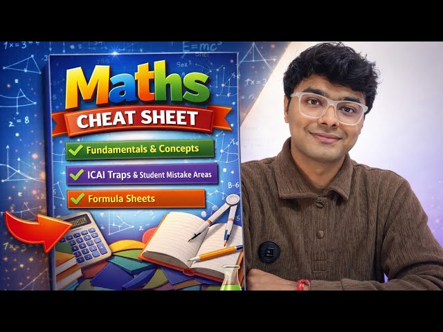 FORMULA SHEETS FOR MATHS Jan26 CA FOUNDATION  