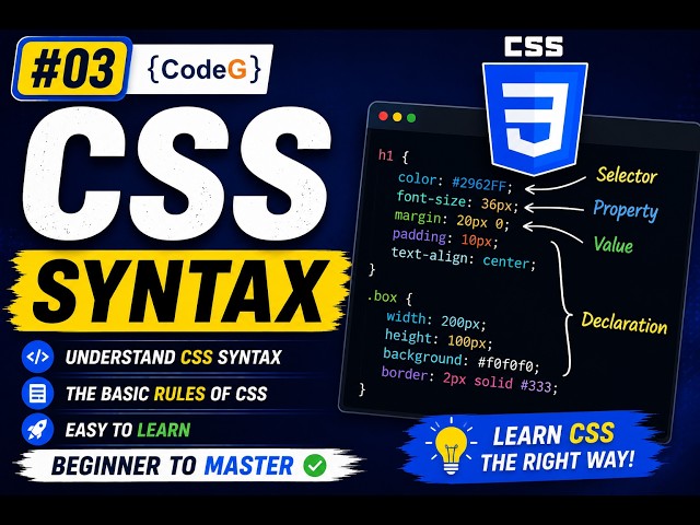 How css selector work | what is css selector | #css #codeg #csstutorial
