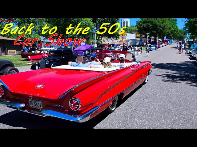48th annual Back to the 50s car show [Magnificent] classic cars hot rods 1950s 1960s street rods 4K