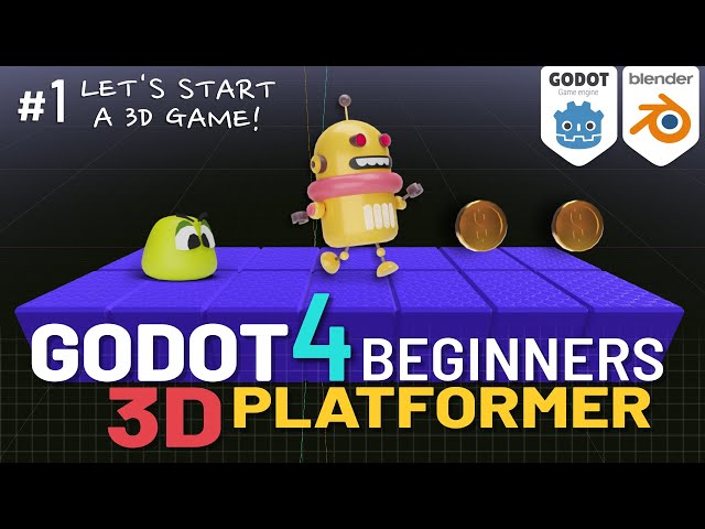 Godot 4 3D Platformer Lesson #1: Let's Get Started!