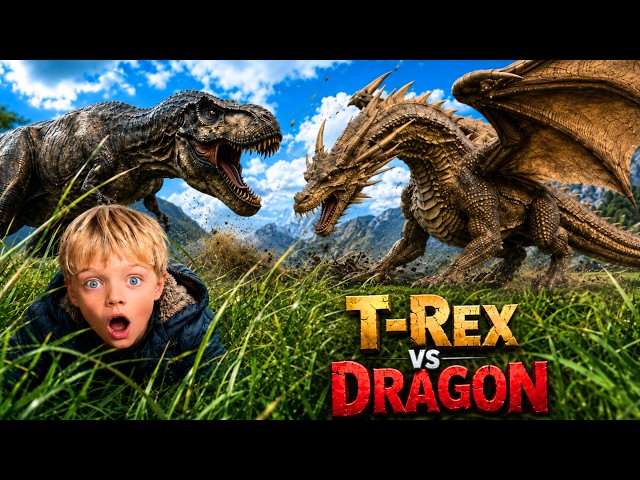 T Rex vs Dragon Battle Adventure