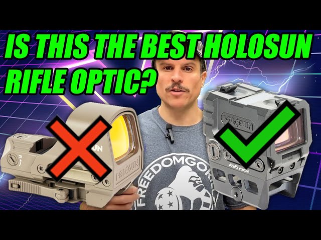 Explicación de la óptica del rifle Holosun