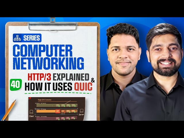 40 HTTP/3: How it uses QUIC in depth