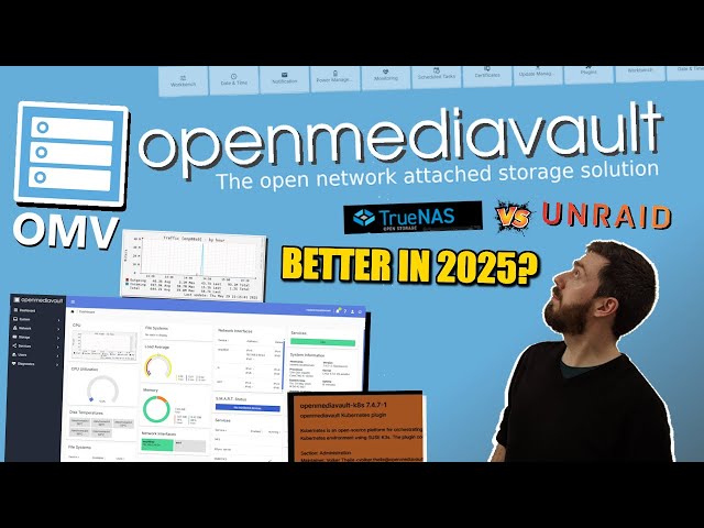 OpenMediaVault (OMV) en 2025: ¿Mejor o peor que TrueNAS y UnRAID para su NAS DIY?