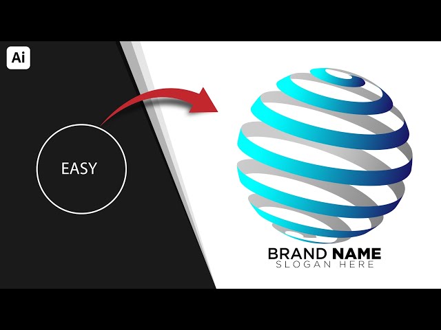 Logo Design Super Easy Techniques For Experts & Beginners - Adobe Illustrator Tutorial