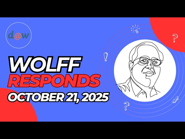 Wolff Responds: "Lessons From France" Dated October 21, 2026