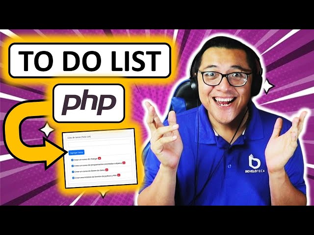 Aplicación web con php y mysql | Software to do list