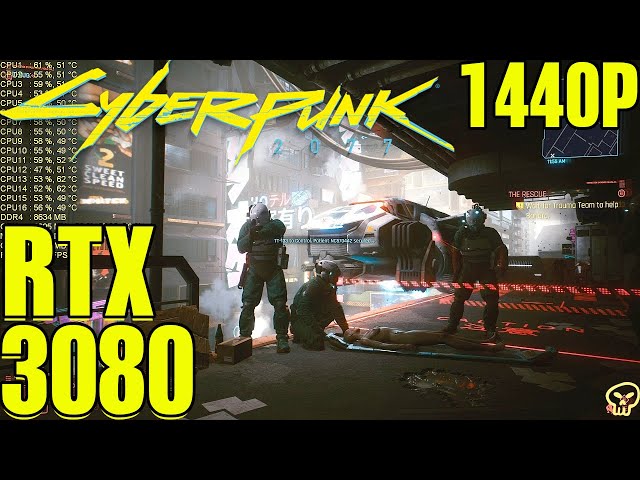 Cyberpunk 2077 Rtx 3080 Ultra Settings Performance 1440P