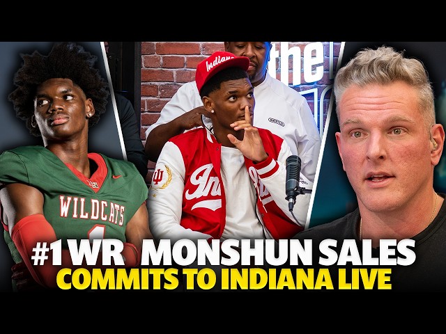 #1 WR Recruit Monshun Sales Commits To Indiana LIVE On The Pat McAfee Show