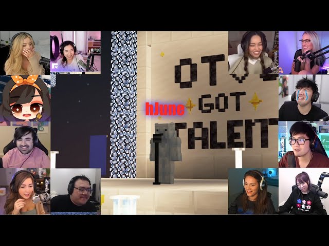 (ALL POV) OTV SMP Reactions To hJune Singing Fast Car [Minecraft]
