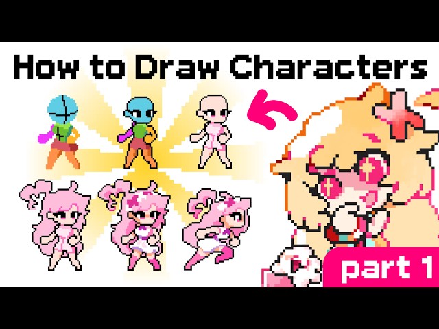 How to Draw PIXEL ART Characters | For BEGINNERS 2026