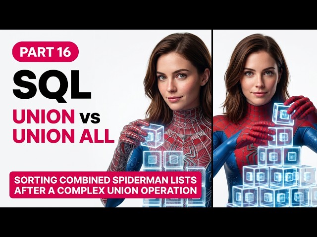 Sql Part 16: UNION  and UNION ALL #sql