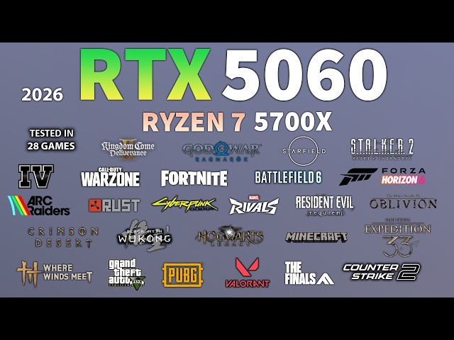 RTX 5060 + Ryzen 7 5700X | The King of Budget Gaming? – RTX 5060 Gaming