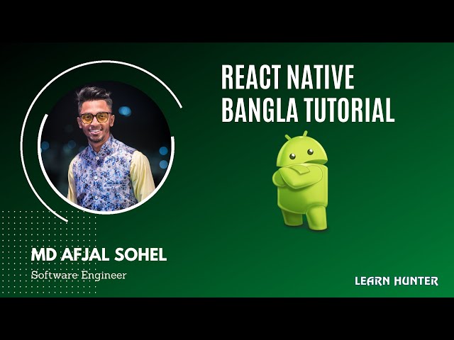 01 React native bangla tutorial (Environment Setup) | Android app development