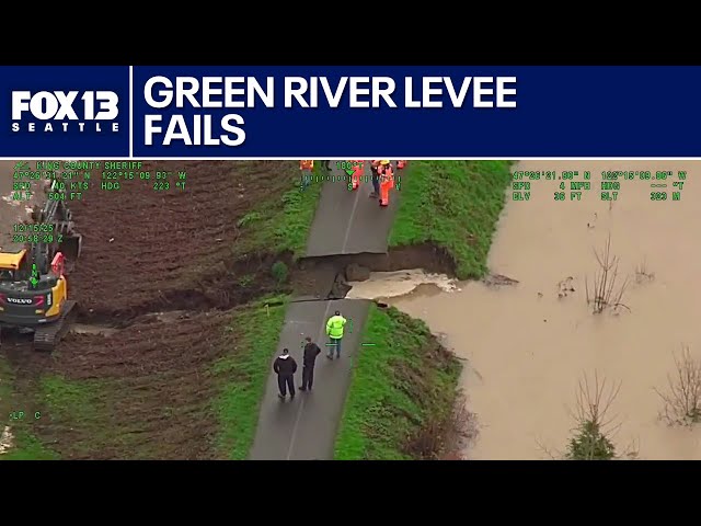 Levee breach prompts Flash Flood Warning in King County, WA | FOX 13 Seattle