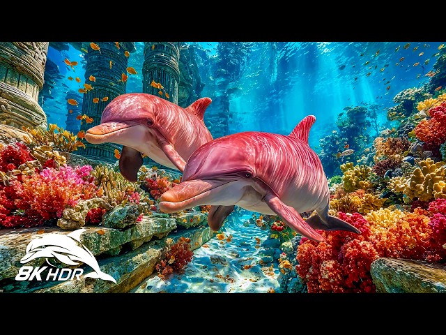 Mesmerizing Deep Sea Creatures in 8K HDR | Dolby Vision™ with Relaxing Sounds