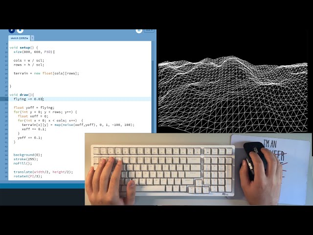ASMR Programming - Terrain Generator - No Talking