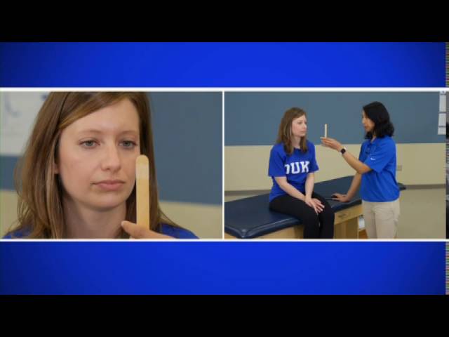 Sports Concussion Exam (7 of 9): Vestibular/Ocular-Motor Screening (VOMS)