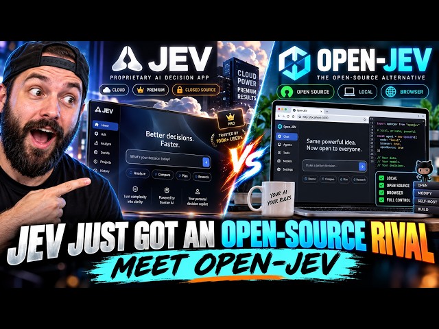 JEV JUST GOT AN OPEN-SOURCE RIVAL — MEET OPEN-JEV #ai #agenticai #jev