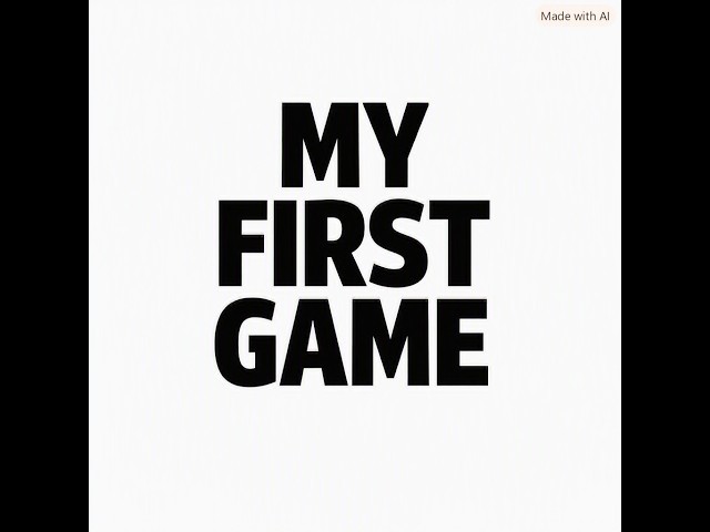Making My first game | Devlog 1