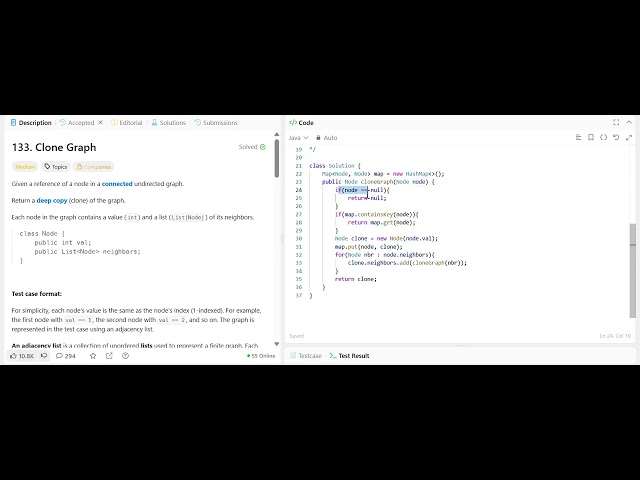Leetcode 133: Clone Graph