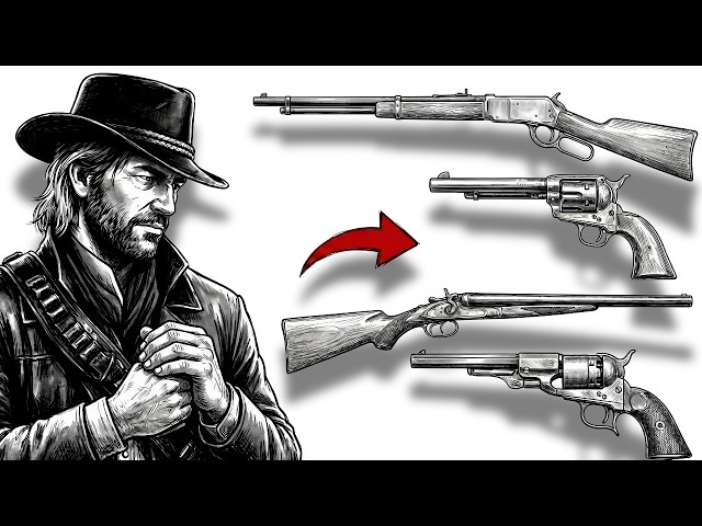 Guns in RDR2 That Were Actually Real...