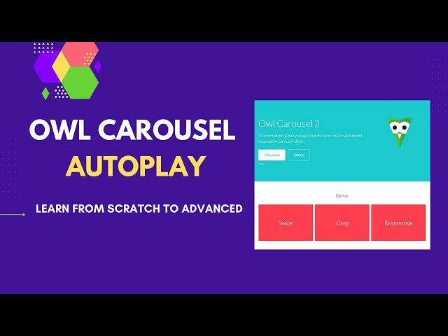 Owl Carousel AutoPlay | Owl Carousel AutoPlay not Working Fixed | Owl Carousel Tutorial