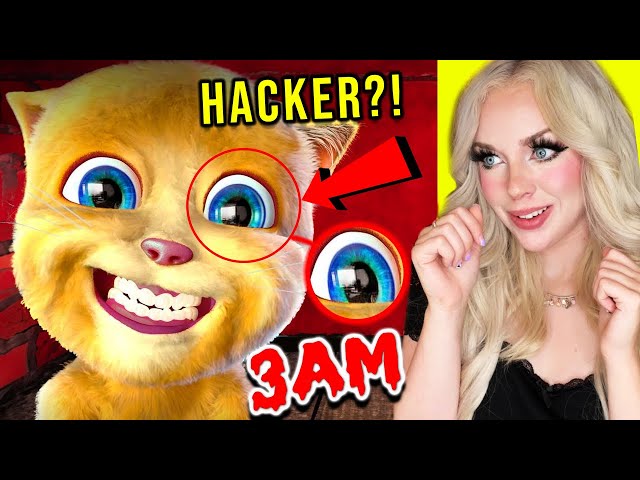 Testing The CREEPY Talking Ginger App.. (*SCARY HACKER FOUND IN HIS EYES?*)