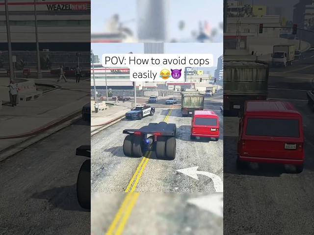how to avoid the cops in gta 5 😈 #gtaviral #gtaonline #gta5online #gtacars #gta5 #race