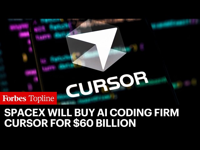 SpaceX Will Buy AI Coding Firm Cursor For $60 Billion