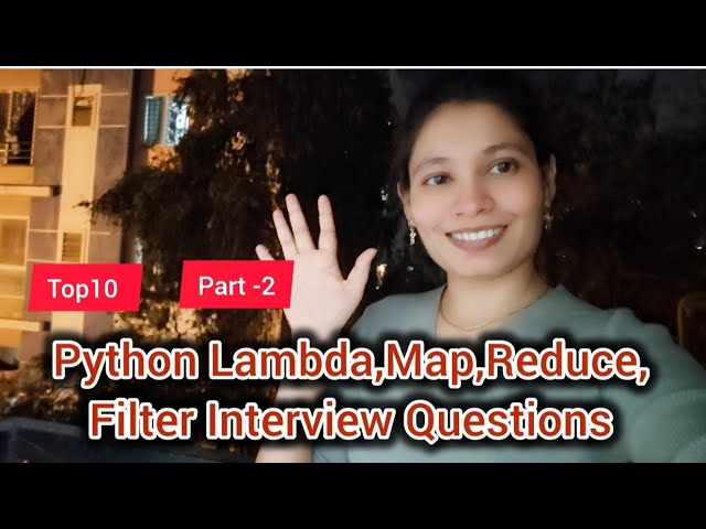 10 Python Map, Filter, Reduce, Lambda Problems Explained with Dry Run  | Step-by-Step