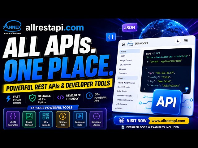 🔥 Every Developer Needs This Website! 50+ Free APIs & Online Tools - Rahul Bindal
