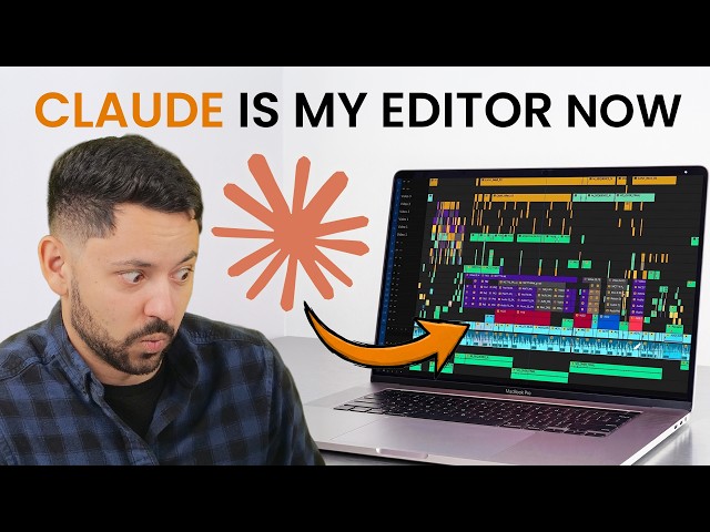 I taught Claude how to use Premiere Pro and it’s INSANE.