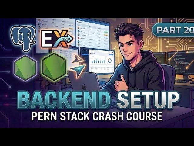 Backend Setup | Part 20 | PERN Stack University Dashboard Tutorial |  Crash Course | @cracktrifac