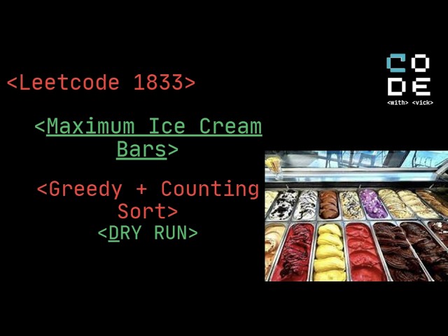 leetcode 1833| Maximum Ice Cream Bars | Leetcode POTD| Greedy + Sorting | DSA
