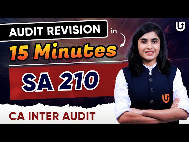 SA 210 Revision | CA Inter Audit | CA Inter Audit Jan 2025 | CA Deepika Rathi #cainter