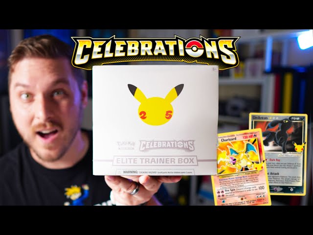 Opening Pokémon: Celebrations (3 YEARS LATER) to pull Base Set Charizard!