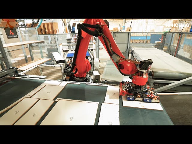 Maximizing Woodworking Automation with a Multi-CNC Robotic Integration Cell | Automatech Robotik