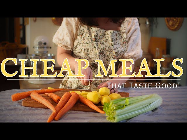 Cooking on a Small Budget | Frugal Recipes from Scratch