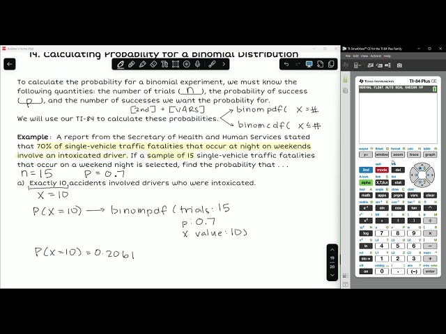 Calculating Probability for a Binomial Distribution