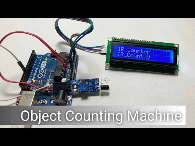 IR Counter | Count Any Object Using IR Sensor & Displayed On LCD | Arduino Object Counting Machine