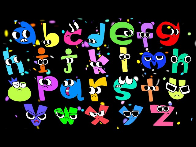 Happy ABC Song for Kids | Colorful Alphabet Characters | Uppercase & Lowercase Fun