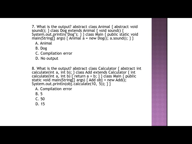 Part 2 abstraction achieved in java