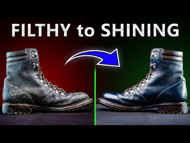 How to CLEAN & RESTORE Leather Boots - Ultimate Uncut Guide